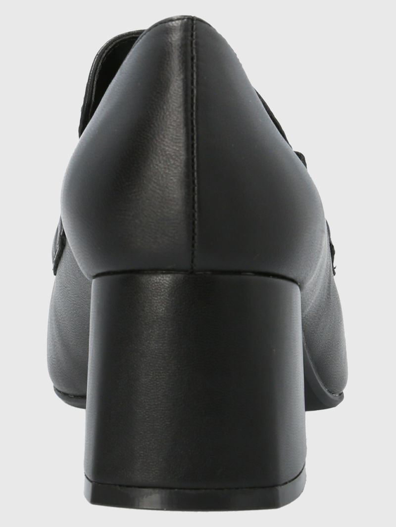 Zapato Cuero Zara Negro