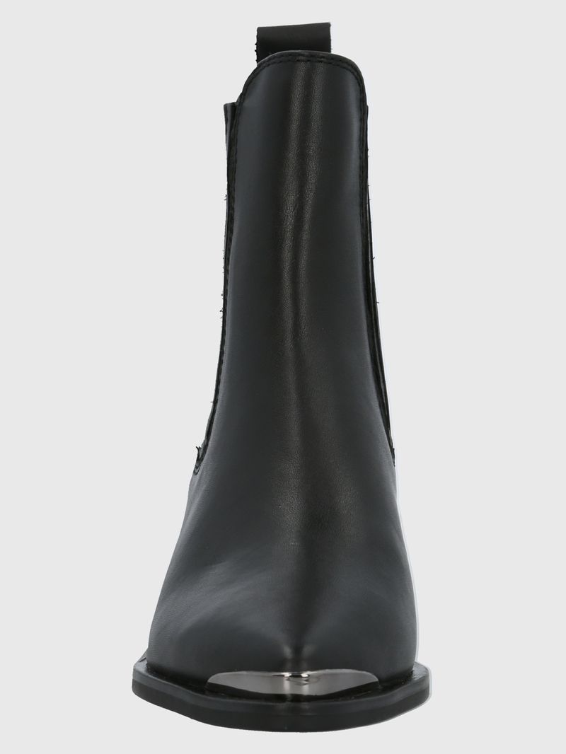 Botin Cuero Dorothea Negro