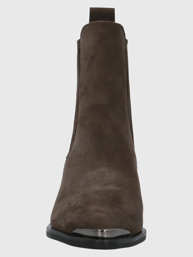 Botin Cuero Dorothea Gris