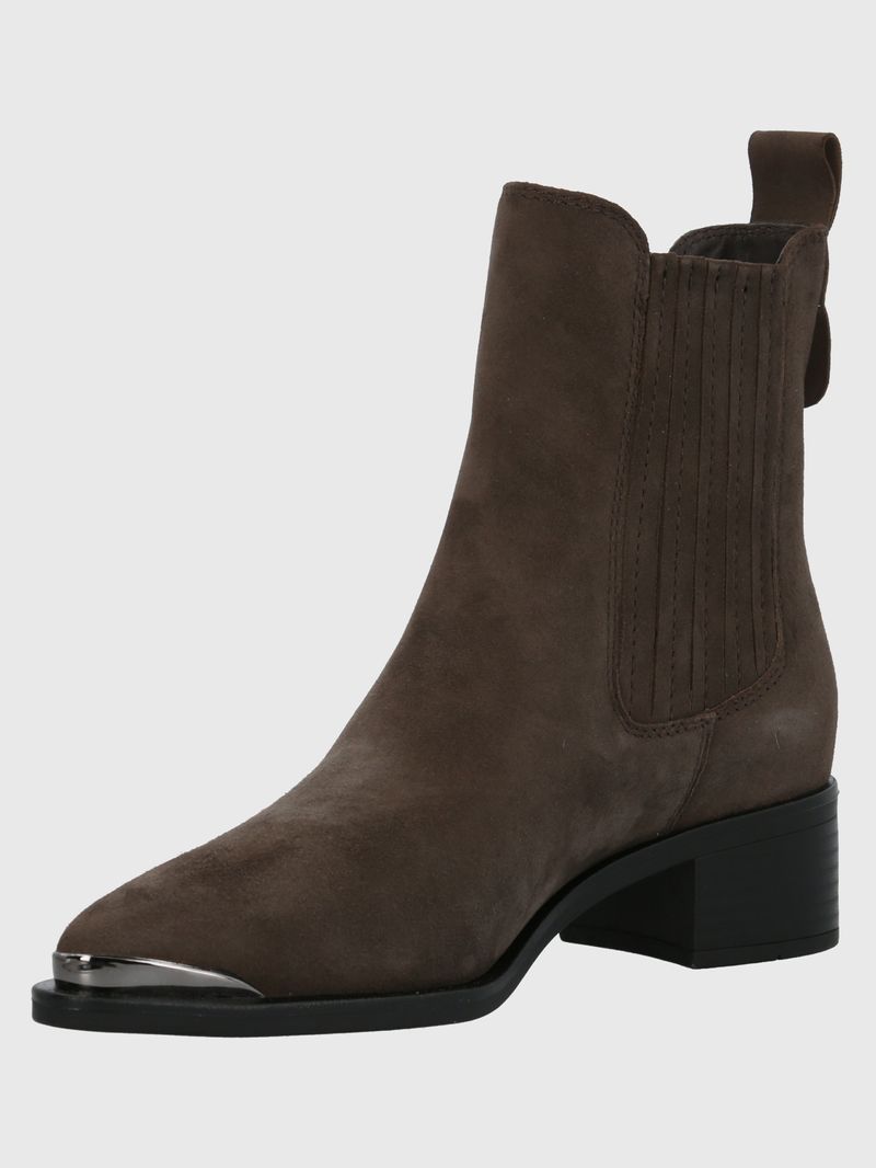 Botin Cuero Dorothea Gris