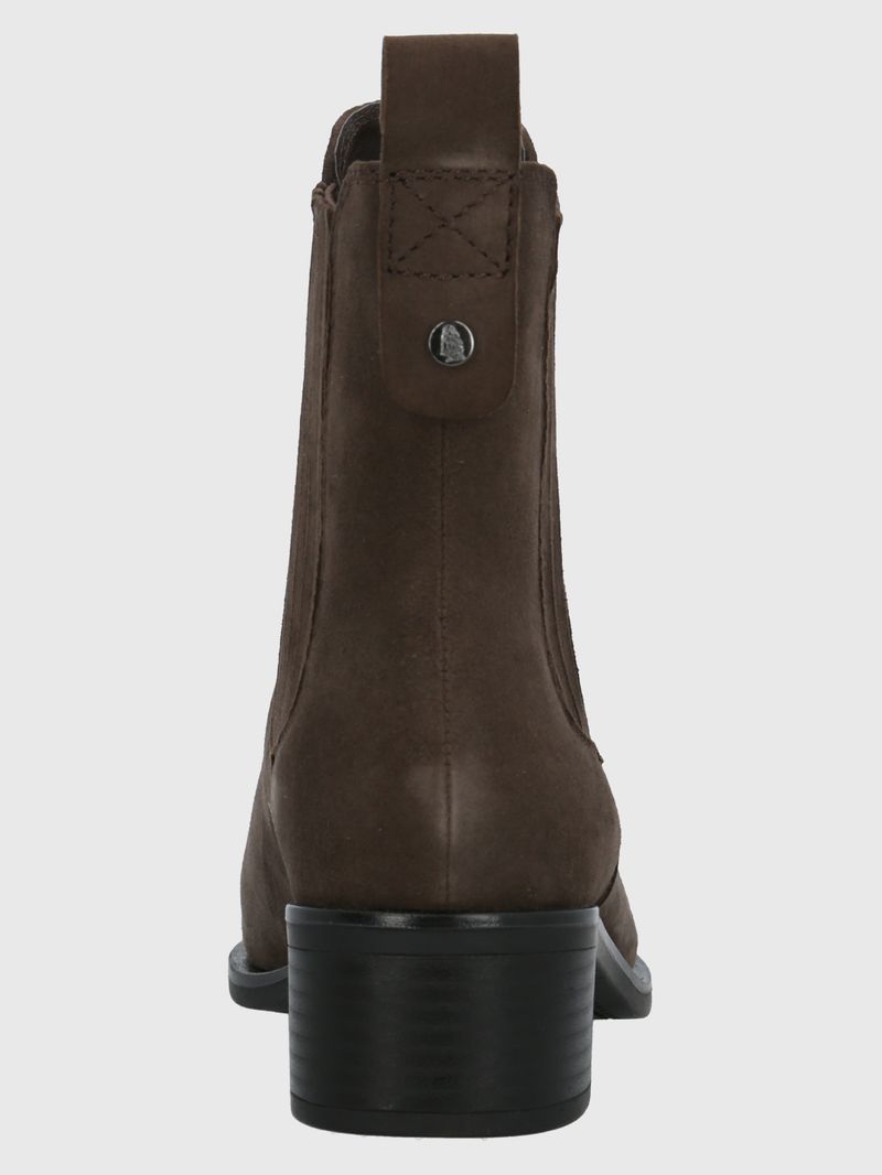 Botin Cuero Dorothea Gris