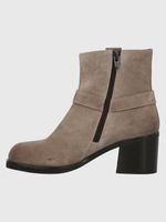 Botin Cuero Maylo Beige