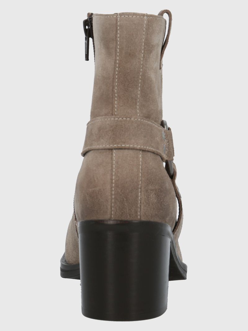 Botin Cuero Maylo Beige