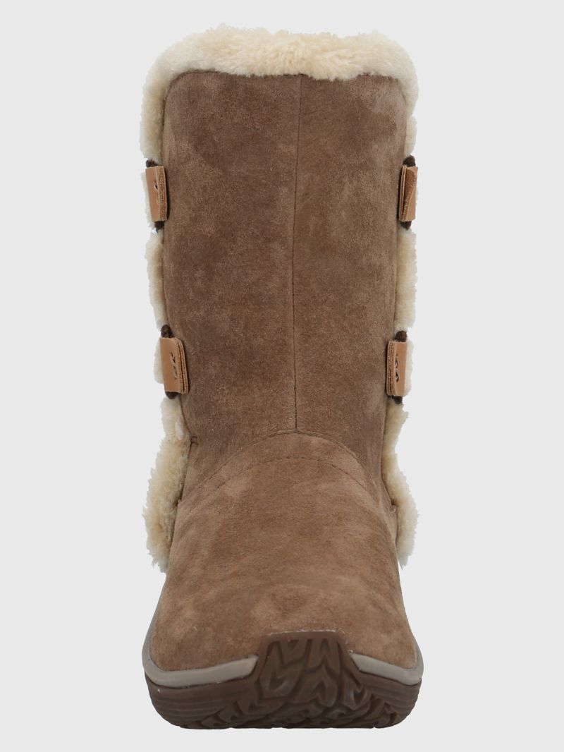 Bota Cuero Spinal Rug Bootie Café