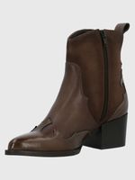 Botin Italiano Cuero Cassaandra Café