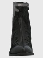 Botin Cuero Runn Negro