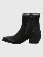 Botin Cuero Runn Negro