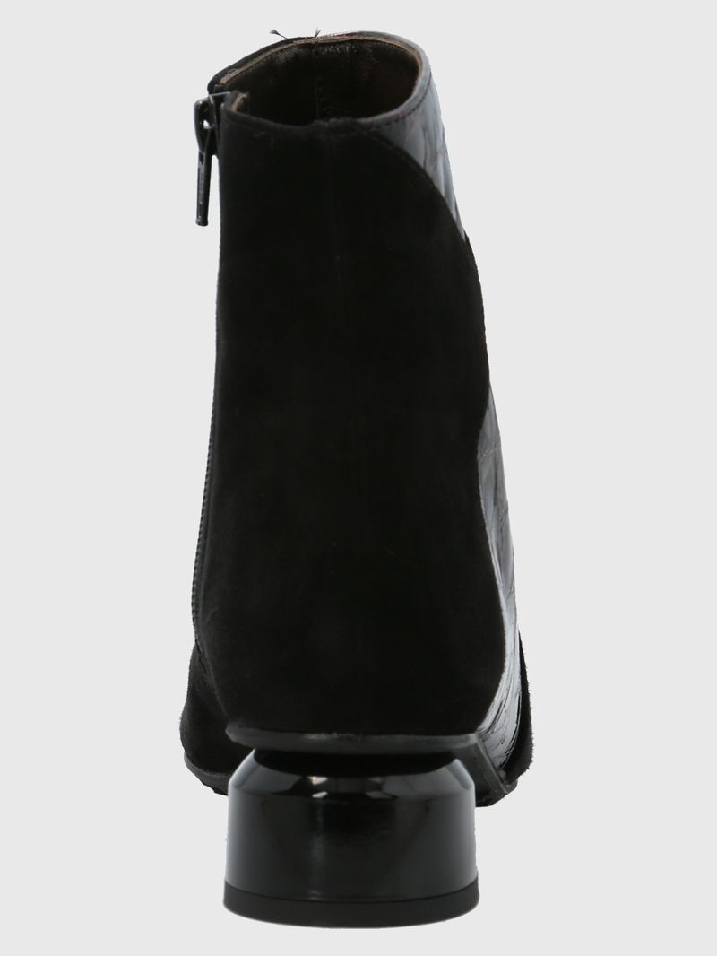 Botin Brunate Cuero Carmine Negro