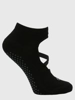 Calcetin-Pilates-Mujer-Active-Grip-Negro-Bsoul