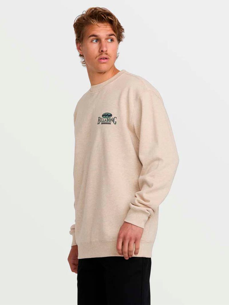 Poleron Hombre Short Sands Crew Beige Billabong