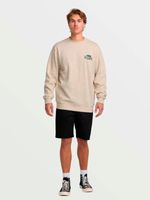 Poleron Hombre Short Sands Crew Beige Billabong