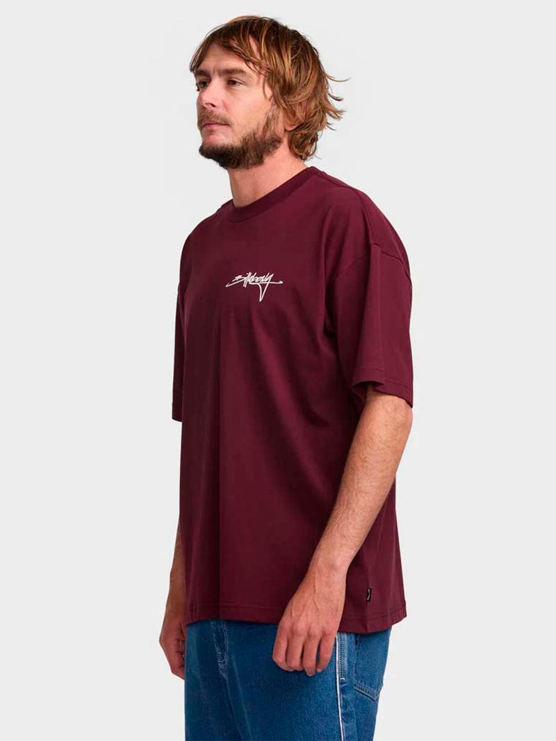 Polera-Manga-Corta-Hombre-Trucker-OG-Burdeo-Billabong