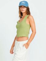 Polera Mujer Rerun Verde Billabong