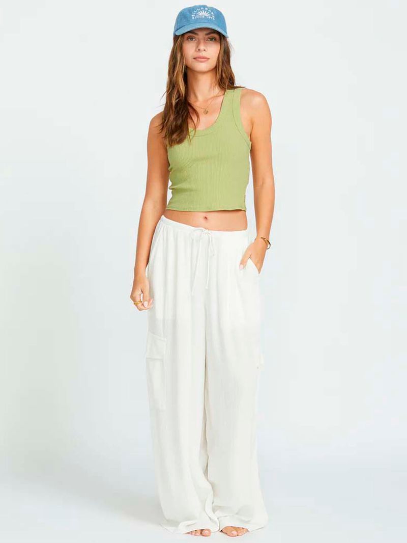 Polera Mujer Rerun Verde Billabong