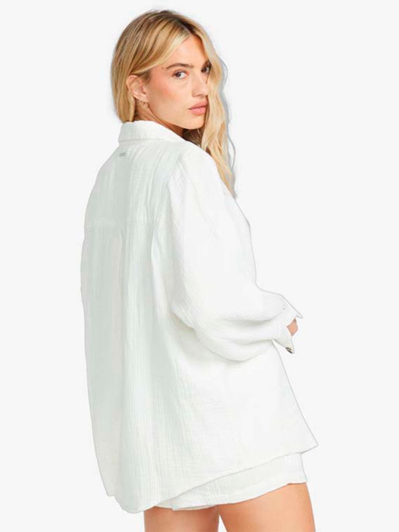 Blusa Mujer Swell Blanca Billabong