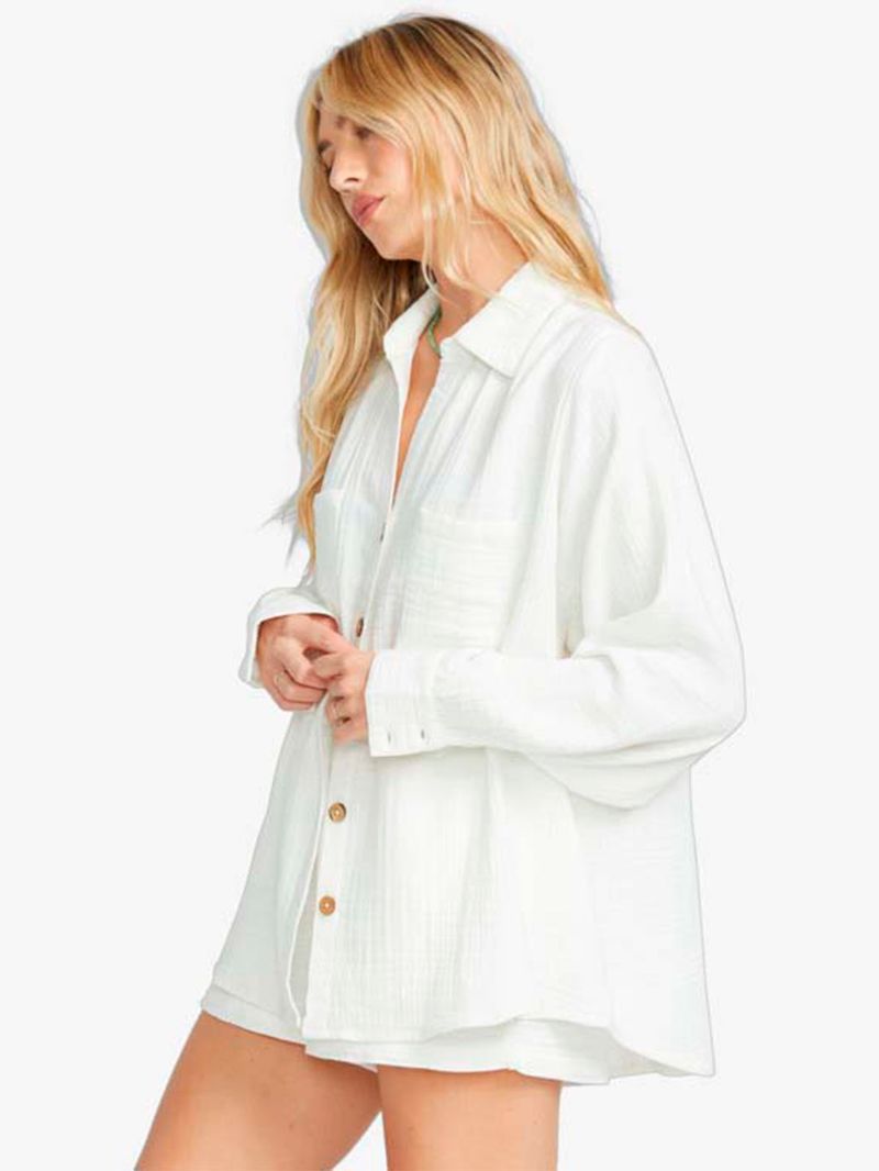 Blusa Mujer Swell Blanca Billabong