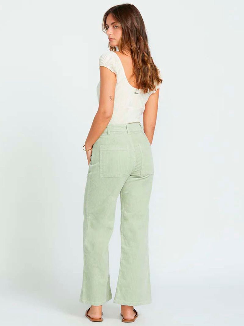 Pantalon-Mujer-Be-Free-Cotele-Verde-Billabong