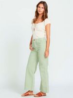 Pantalon Mujer Be Free Cotelé Verde Billabong