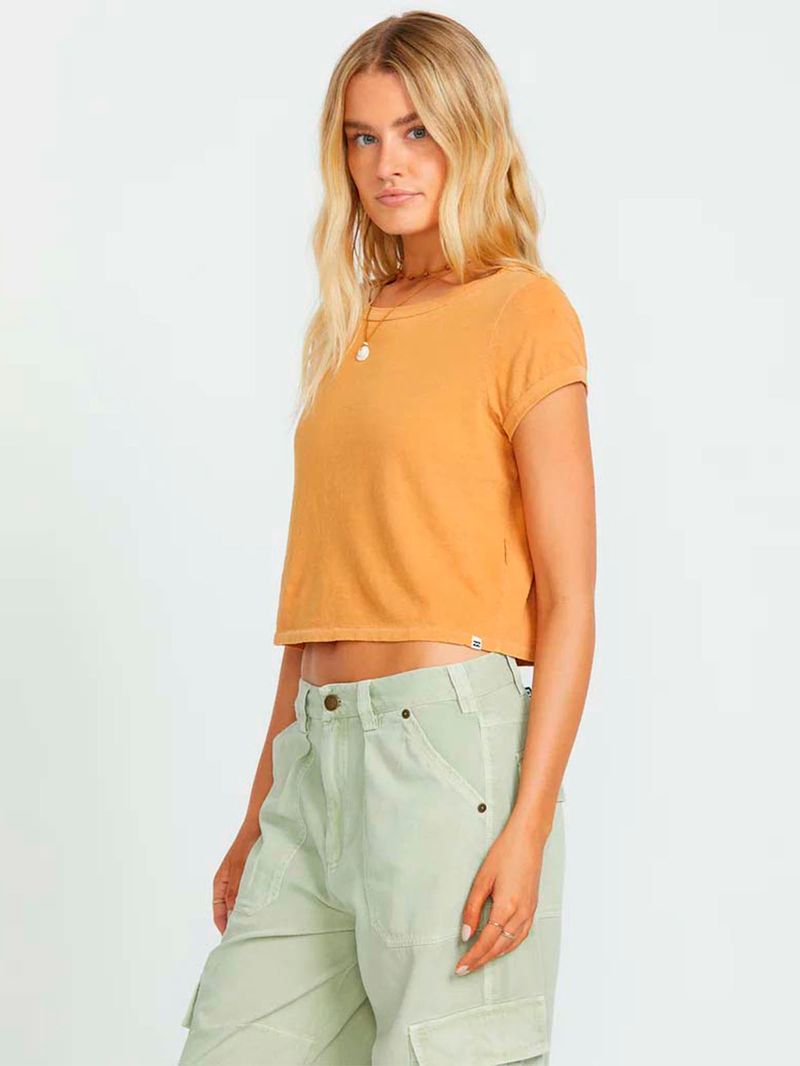Polera Manga Corta Mujer Daily Café Billabong