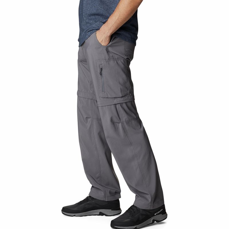 Pantalon-Hombre-Silver-Ridge-Convertible-Gris-Columbia