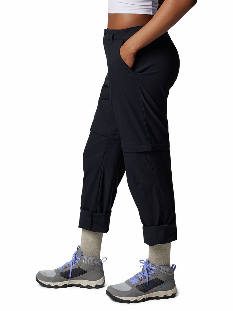 Pantalon-Mujer-Leslie-Convertertible-Negro-Columbia