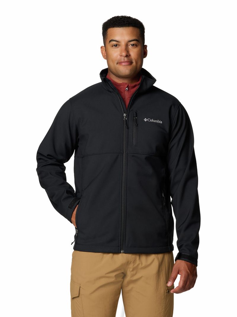Chaqueta Hombre Ascender Soft Shell Negro Columbia