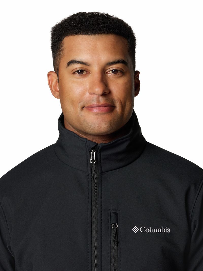 Chaqueta Hombre Ascender Soft Shell Negro Columbia