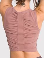 Polera Mujer Crop Tank Livia Café Claro Bsoul