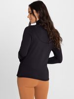 Poleron-Mujer-Half-Zip-Negro-Bsoul