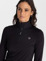 Poleron-Mujer-Half-Zip-Negro-Bsoul