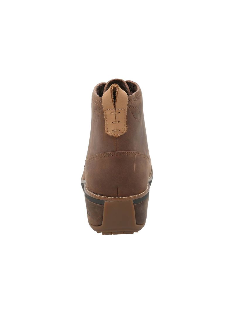 Botin Cuero Mujer Xomal Café Rockford