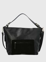 Cartera Ecocuero Mujer Laryn Hobo Negro Hush Puppies