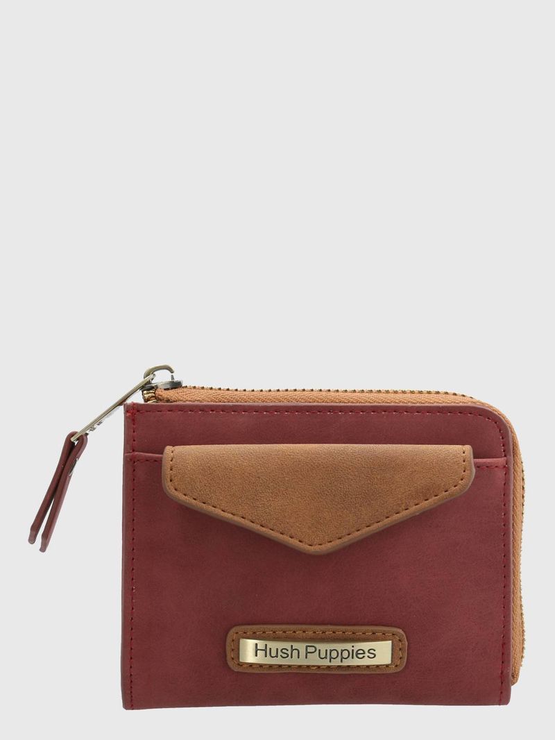 Billetera-Ecocuero-Mujer-Daphne-Wallet-Rojo-Hush-Puppies