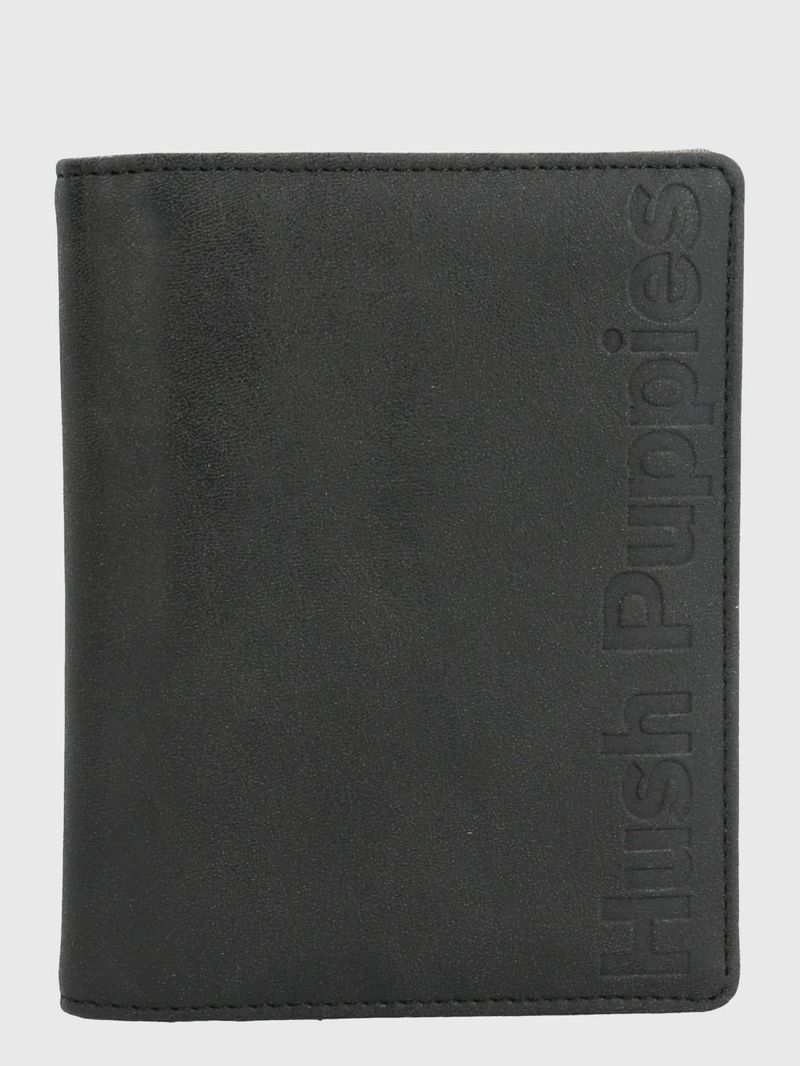 Billetera Ecocuero Mujer Drina Passport Negro Hush Puppies