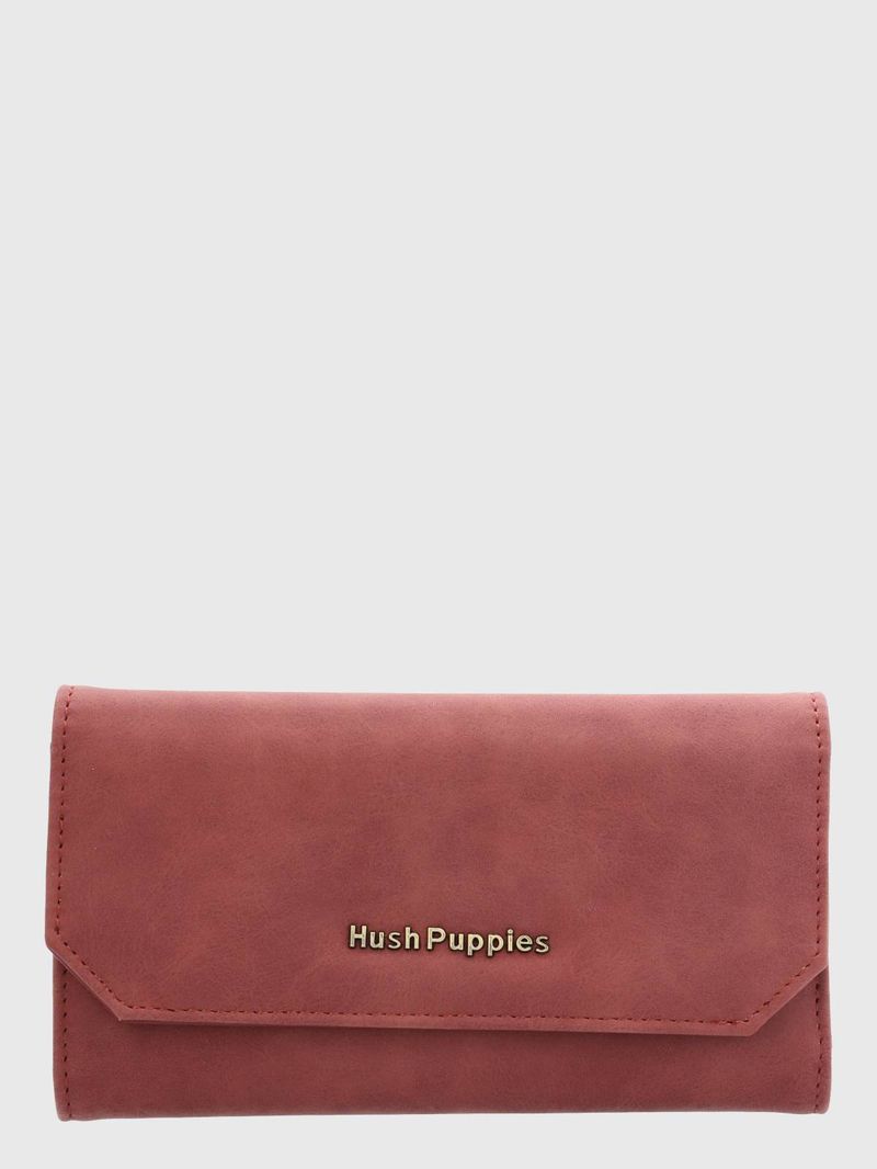 Billetera-Ecocuero-Mujer-Donna-Wallet-Rojo-Hush-Puppies