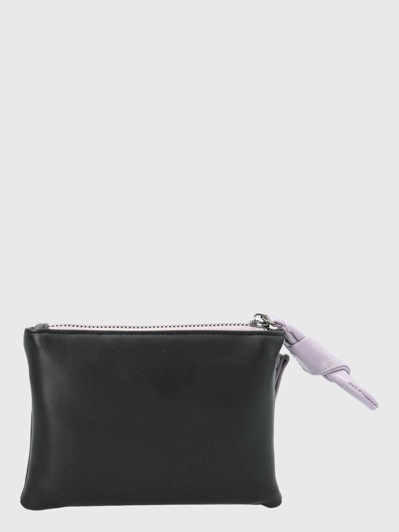 Billetera-Ecocuero-Mujer-Quilt-Zip-Wallet-Negro-Hush-Puppies