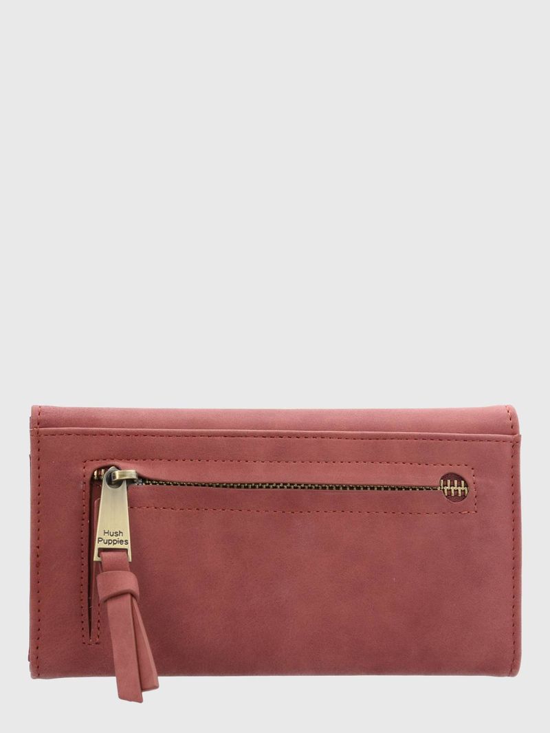 Billetera-Ecocuero-Mujer-Donna-Wallet-Rojo-Hush-Puppies