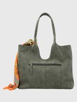 Cartera Ecocuero Mujer Donna Bag Verde Hush Puppies