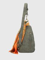 Cartera Ecocuero Mujer Dalya Cross Verde Hush Puppies