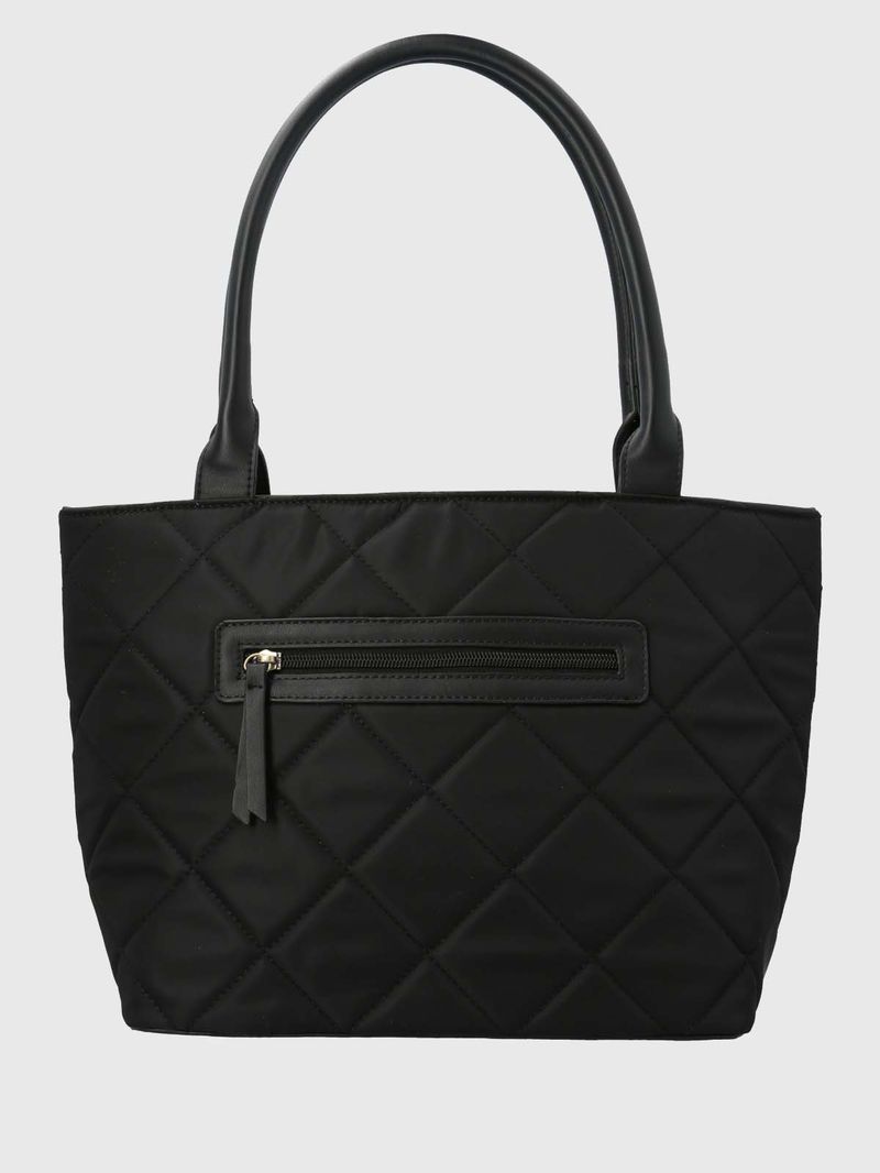 Cartera Poliester Reciclado Mujer Rosie Tote Negro Hush Puppies