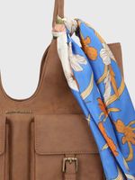 Cartera Ecocuero Mujer Donna Bag Café Hush Puppies