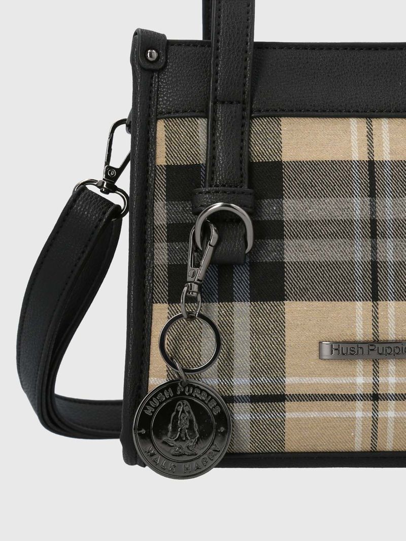 Cartera Textil Mujer Barly Ii Bag Negro Hush Puppies