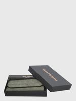 Billetera Ecocuero Mujer Donna Wallet Verde Hush Puppies