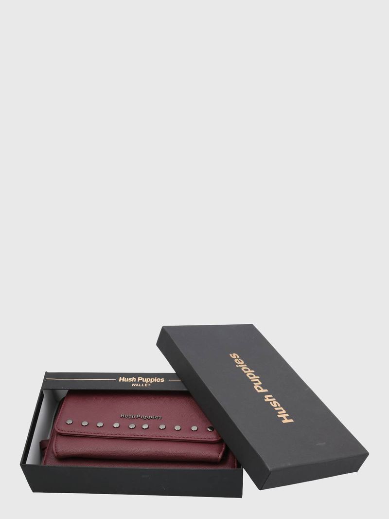 Billetera-Ecocuero-Mujer-Karol-Wallet-Rojo-Hush-Puppies