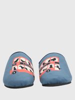 Pantufla Poliester Unisex Hp Slipper Uk Bus Azul Hush Puppies