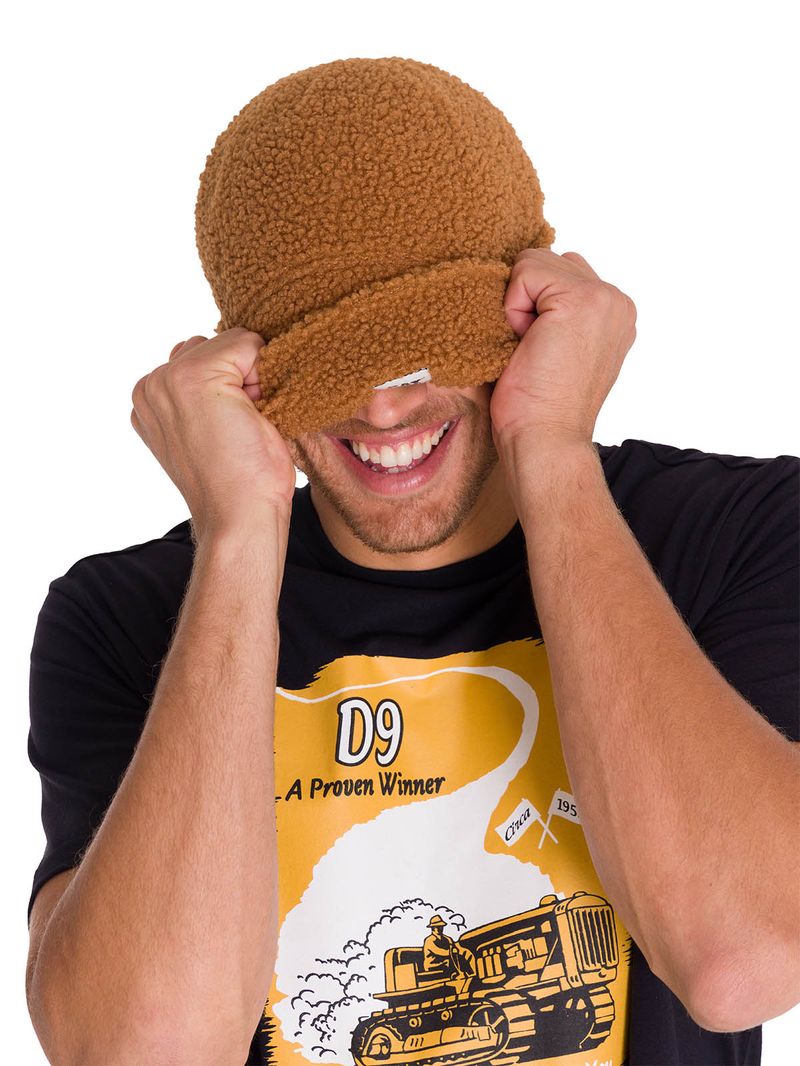 Gorro-En-Punto-Unisex-Cuffed-Sherpa-Knit-Hat-Cafe-Cat