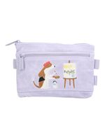 Estuche Canvas Engrasado Niña Artist Pencilcase Morado Hush Puppies