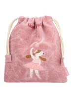 Bolsa Canvas Engrasado Niña Ballerina Snackbag Rosado Hush Puppies
