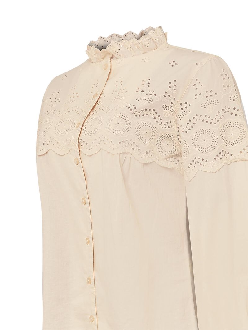 Blusa Algodón Orgánico Mujer Lhotse Beige Rockford