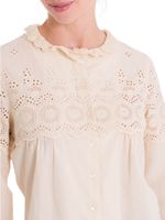Blusa Algodón Orgánico Mujer Lhotse Beige Rockford